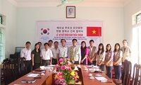 Lễ ký biên bản thỏa thuận dự án hỗ trợ xây dựng trường THCS Chân Mộng, giữa tổ chức GPI – Hàn Quốc và UBND  huyện Đoan Hùng