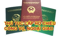 Thủ tục cấp hộ chiếu công vụ
