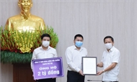 Công ty TIANYU ủng hộ Quỹ phòng, chống dịch COVID Phú  Thọ 2 tỷ đồng