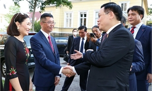 Chủ tịch Quốc hội gặp gỡ với đại diện Cộng đồng người Việt Nam