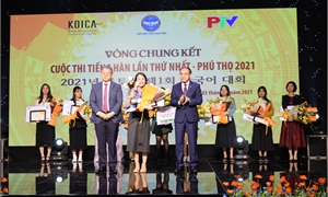 10 thí sinh đạt giải “Cuộc thi tiếng Hàn lần thứ Nhất - Phú Thọ 2021”