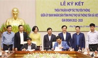 Tỉnh Phú Thọ và Thông tấn xã Việt Nam ký kết hợp tác truyền thông