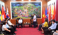 Bộ trưởng Bộ Ngoại giao Bùi Thanh Sơn thăm Sở Ngoại vụ và Liên hiệp  các tổ chức hữu nghị tỉnh Phú Thọ