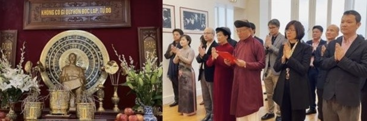 Embassy in France commemorates death anniversary of Hung Kings