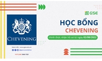 Thông báo chương trình học bổng Chevening năm học 2023 - 2024 của Chính phủ Anh.