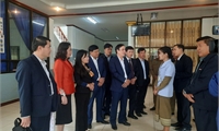 Bí thư tỉnh ủy thăm các công trình tài trợ cho tỉnh Luông Nậm Thà (CHDCND Lào)