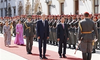 Welcome ceremony held for Vietnamese President in Vienna