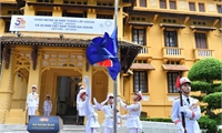 Bộ Ngoại giao tổ chức Lễ Thượng cờ kỷ niệm 56 năm Ngày thành lập ASEAN