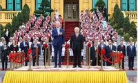 Lễ đón chính thức Tổng thống Hoa Kỳ Joe Biden thăm cấp Nhà nước tới Việt Nam