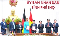The delegation of Thüringia State - Federal Republic of Germany visited and worked in Phu Tho