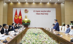 Delegation of Vietnamese investment promotion officials in foreign countries worked at Phu Tho