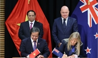 Việt Nam – New Zealand ký kết các văn kiện hợp tác quan trọng