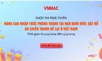 Hưởng ứng cuộc thi trực tuyến “Nâng cao nhận thức phòng tránh tai nạn bom mìn, vật liệu nổ do chiến tranh để lại ở Việt Nam”