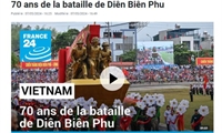 Truyền thông Pháp đưa tin về lễ kỷ niệm 70 năm Chiến thắng Điện Biên Phủ