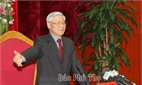 Những hình ảnh của Tổng Bí thư Nguyễn Phú Trọng với Đảng bộ, chính quyền và Nhân dân các dân tộc tỉnh Phú Thọ