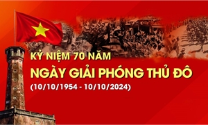 Tuyên truyền kỷ niệm 70 năm Ngày Giải phóng Thủ đô (10/10/1954-10/10/2024)