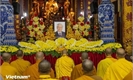 Buddhist monks, nuns, followers pay tribute to Party General Secretary Nguyen Phu Trong