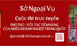 Cuộc thi trực tuyến “Phú Thọ - Đối tác tiềm năng của nhiều doanh nghiệp Trung Quốc”