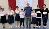 Students in Laos participate in 'I love Vietnamese language' contest