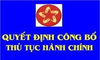 Công bố Danh mục thủ tục hành chính mới ban hành trong các lĩnh vực: Đầu tư tại Việt Nam; Khu công nghiệp, khu kinh tế thuộc thẩm quyền giải quyết của cấp tỉnh do Ban Quản lý các Khu công nghiệp Phú Thọ thực hiện việc tiếp nhận hồ sơ, trả kết quả