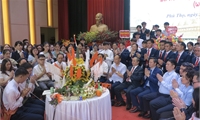Trường Đại học Hùng Vương chào mừng Tết cổ truyền Bunpimay Lào năm 2025