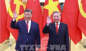 Tổng Bí thư Tô Lâm hội đàm với Tổng Bí thư, Chủ tịch nước Trung Quốc Tập Cận Bình