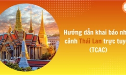 Khai báo điện tử trước khi nhập cảnh Thái Lan