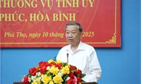 Tổng Bí thư Tô Lâm làm việc với Ban Thường vụ Tỉnh ủy Phú Thọ, Vĩnh Phúc, Hòa Bình