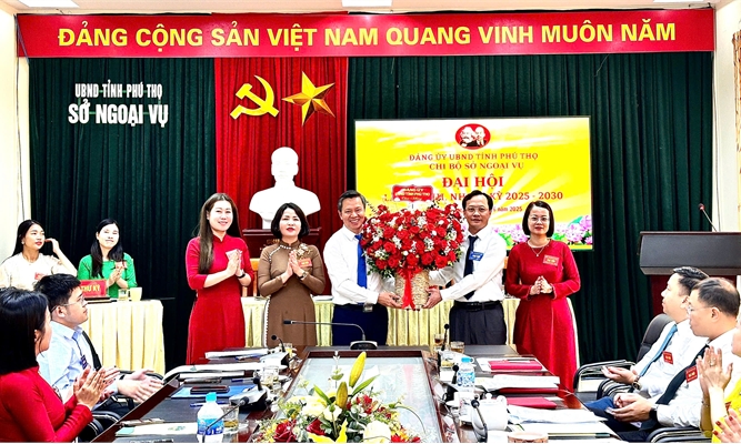 Chi bộ Sở Ngoại vụ tổ chức Đại hội lần thứ III, nhiệm kỳ 2025 - 2030