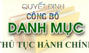QUYẾT ĐỊNH Về việc công bố Danh mục thủ tục hành chính được sửa đổi, bổ sung lĩnh vực Hội nghị, hội thảo quốc tế thuộc thẩm quyền giải quyết của các cấp chính quyền tỉnh Phú Thọ