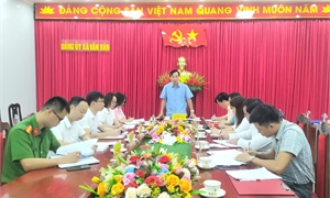 Giám đốc Sở Ngoại vụ tỉnh Phú Thọ làm việc với Đảng ủy xã Vân Bán