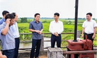 Kiểm tra công tác chuẩn bị ứng phó với bão số 3 (Wipha) trên địa bàn tỉnh Phú Thọ