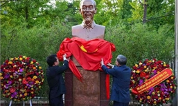 Tổng Bí thư Tô Lâm dự Lễ khánh thành tượng Chủ tịch Hồ Chí Minh tại Hàn Quốc
