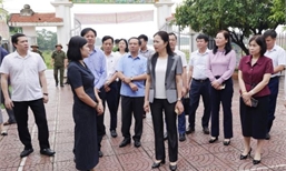 Ban Thường vụ Tỉnh ủy làm việc với xã Vĩnh An về việc vận hành mô hình chính quyền địa phương 2 cấp