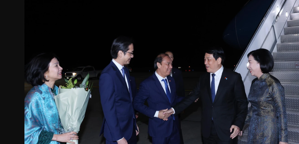 President Luong Cuong arrives in New York for UNGA 80 high-level debate