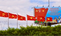 Rực rỡ cờ hoa chào mừng Đại hội đại biểu Đảng bộ tỉnh Phú Thọ lần thứ I, nhiệm kỳ 2025 - 2030