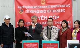 Cộng đồng người Việt tại Đức chung tay ủng hộ đồng bào bão lũ