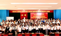 Đoàn công tác của Học viện Báo chí và Tuyên truyền thực tế tại Sở Ngoại vụ Phú Thọ