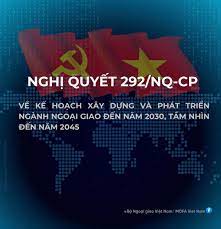 Nghị quyết số 292 của Chính phủ về kế hoạch xây dựng và phát triển ngành Ngoại giao đến năm 2030, tầm nhìn đến năm 2045