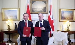 Tuyên bố chung nâng cấp quan hệ Việt Nam-Anh lên Đối tác Chiến lược toàn diện