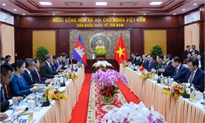 Thủ tướng Phạm Minh Chính hội đàm với Thủ tướng Campuchia Hun Manet