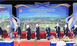 Khởi công Dự án xây dựng các nút giao IC2 và IC5 tuyến đường cao tốc Nội Bài - Lào Cai