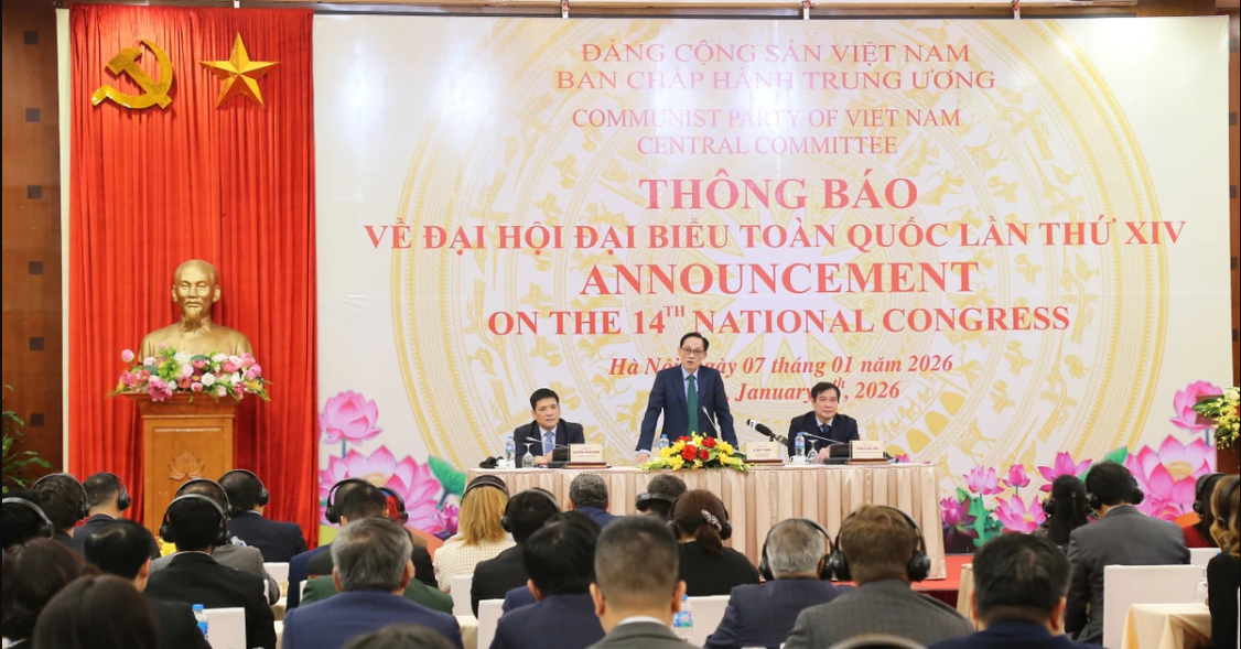 Plans for 14th National Party Congress announced to foreign diplomatic missions, international organisations