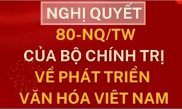 Nghị quyết số 80-NQ/TW ngày 07/01/2026 của Bộ chính trị về Phát triển văn hoá Việt Nam