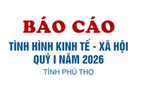 Báo cáo tình hình kinh tế - xã hội Quý I năm 2026