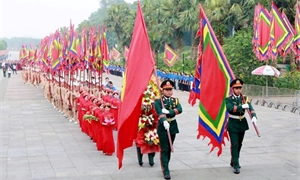 Hình ảnh Lễ dâng hương tưởng niệm các Vua Hùng năm Bính Ngọ 2026