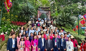 Kiều bào Việt Nam từ muôn phương về Giỗ Tổ Hùng Vương