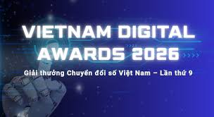 Tham gia Giải thưởng Chuyển đổi số Việt Nam lần thứ 9 năm 2026