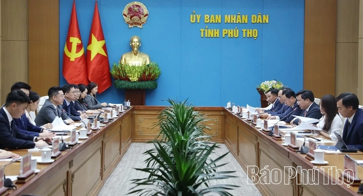 Phu Tho strengthens cooperation with leading Chinese Financial and Construction Corporations