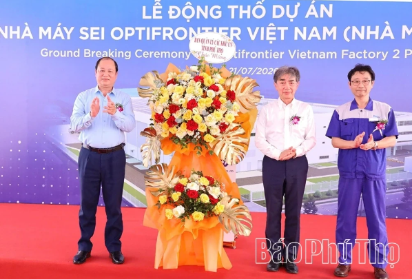 Japanese company breaks ground on second factory with annual capacity of five million products at Thang Long – Vinh Phuc Industrial Park